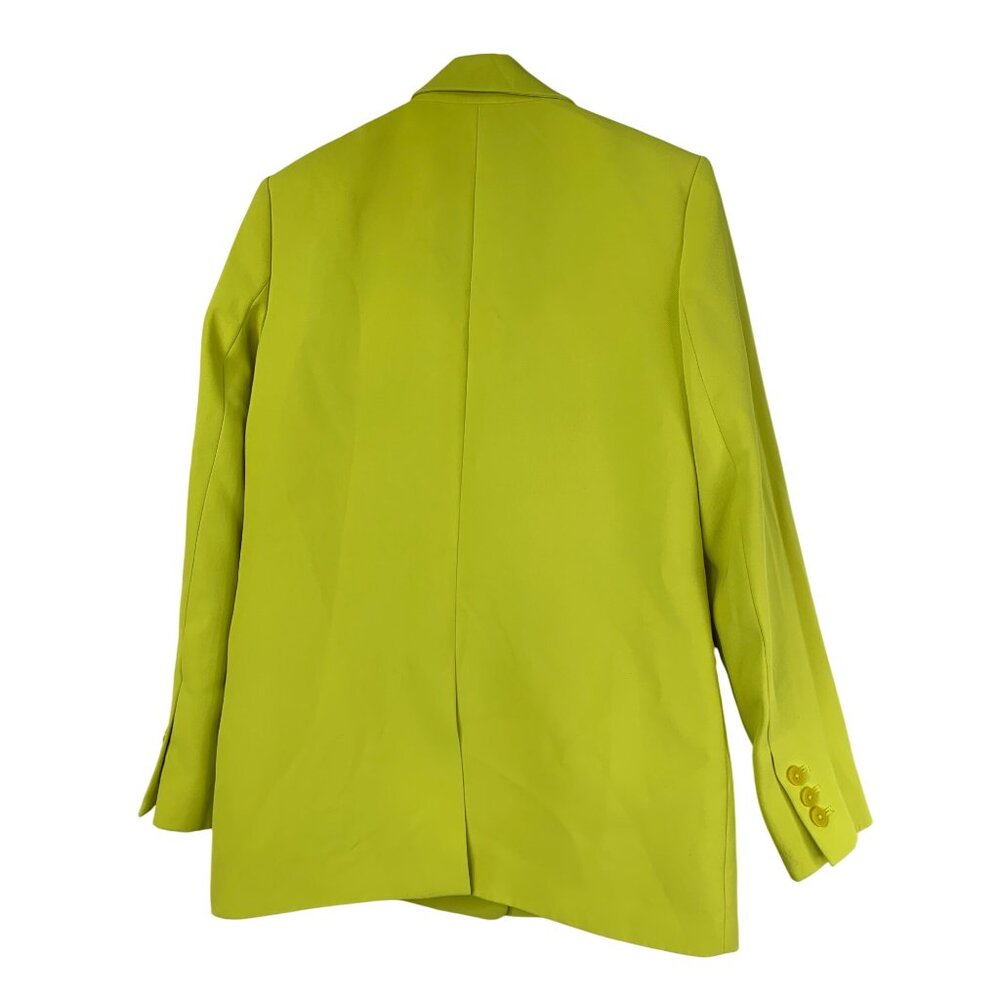 Womens DKNY Neon Green Blazer Size 2 EUC Cuffable EUC - Picture 6 of 10